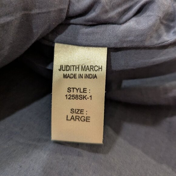 JUDITH MARCH Tassel Skirt L Aztec Southwestern Thick Cotton Multi-Colored - Picture 6 of 8